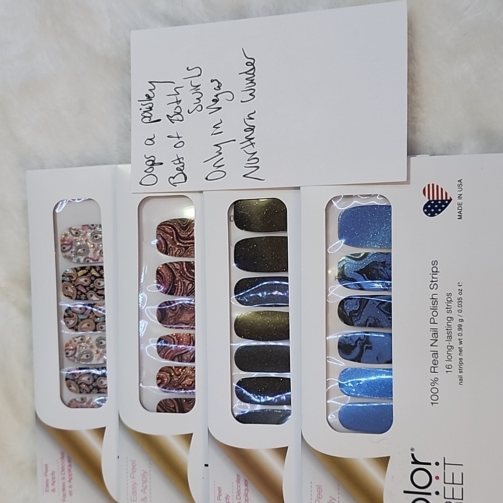 Color Street Nail Strip retired set bundle